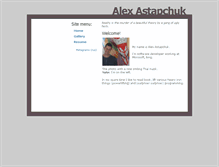 Tablet Screenshot of alex.astapchuk.com